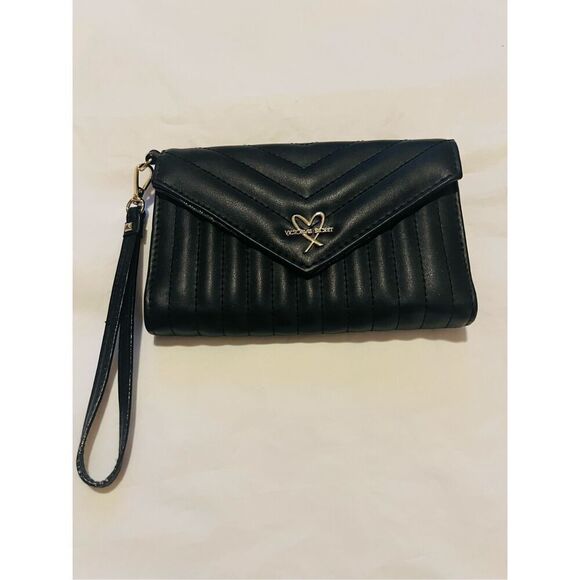 Victoria's Secret black clutch wallet - Picture 1 of 6
